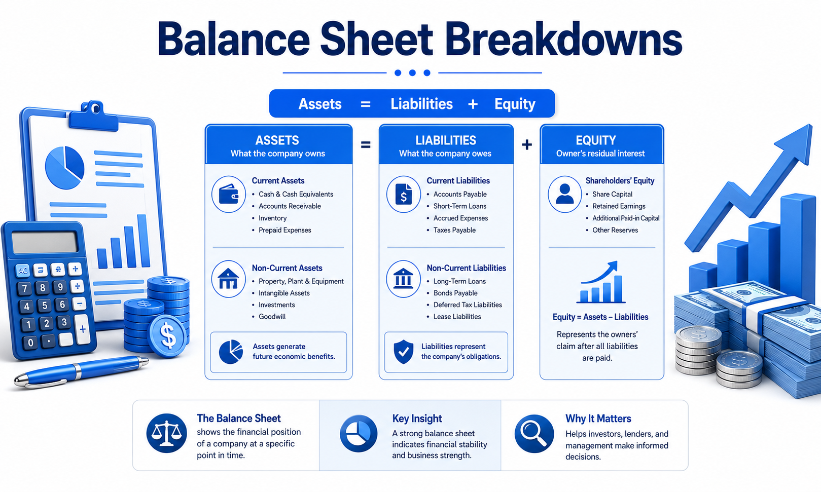 Balance Sheet Breakdown: Assets, Liabilities & Equity Explained